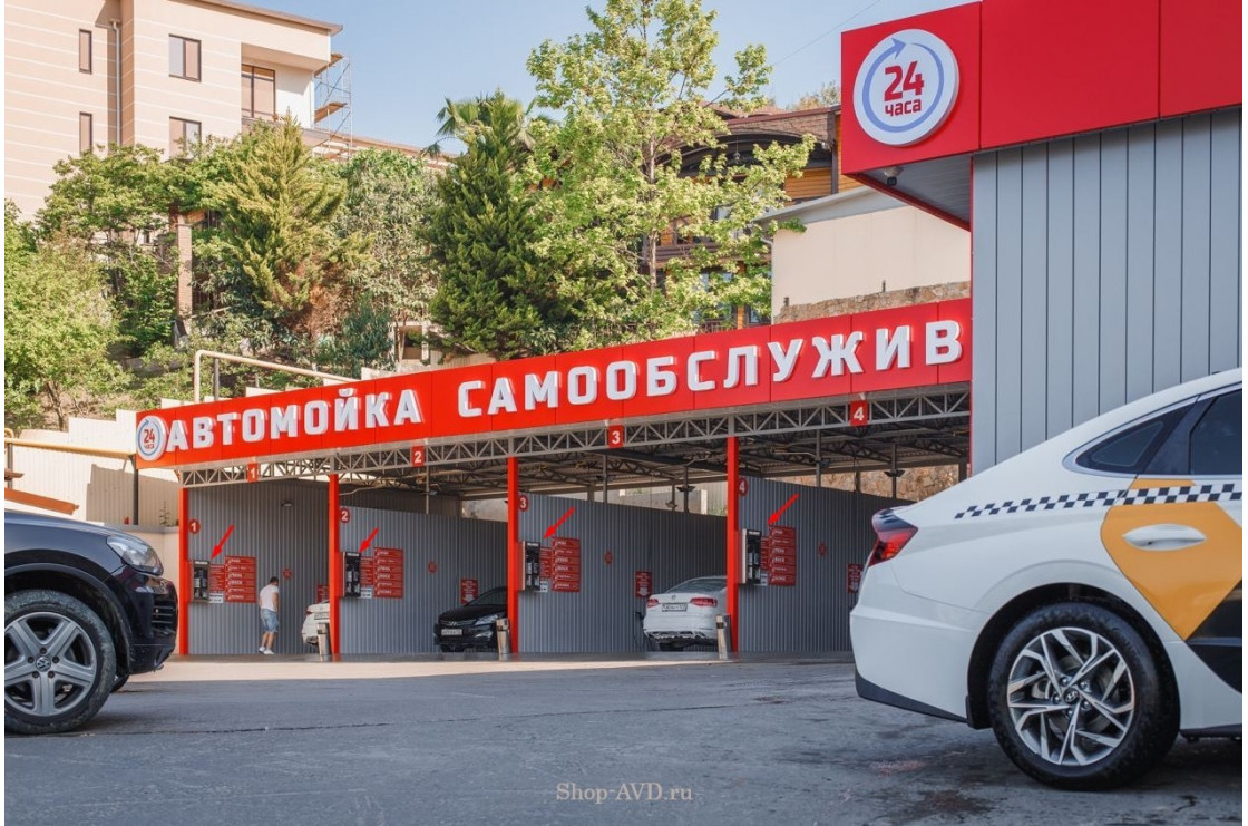 Мойка самообслуживания Эконом 10 постов