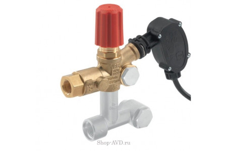 Запчасть для мойки Регулятор давления VRF2 250 бар 3/8"М-3/8"F, 30 л/мин, с м/выключателем