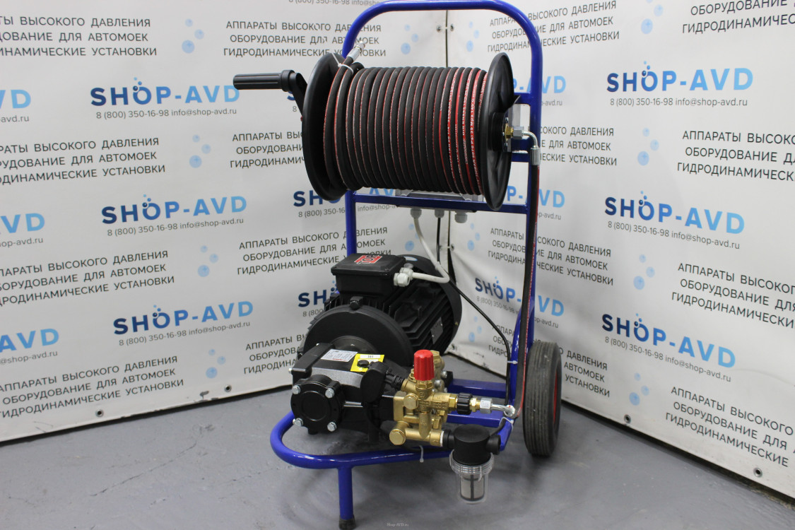 АВД Тритон H 21/200 TS 7.5 T (на тележке с барабаном)