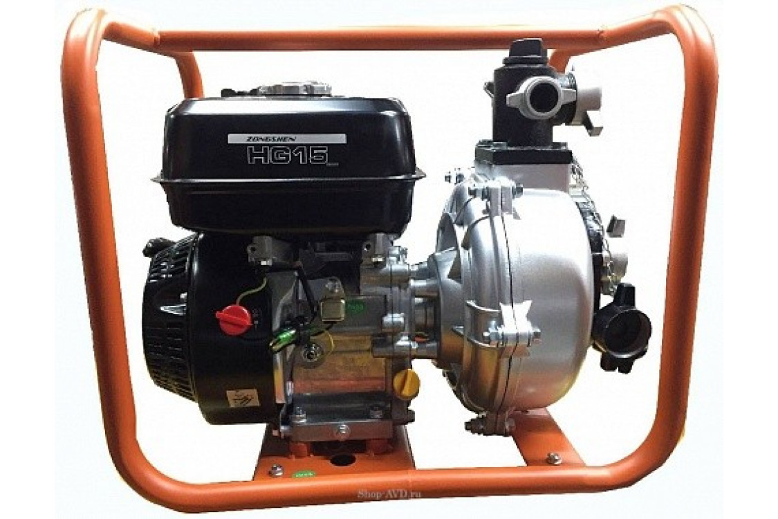 Мотопомпа бензиновая ZONGSHEN HG 15