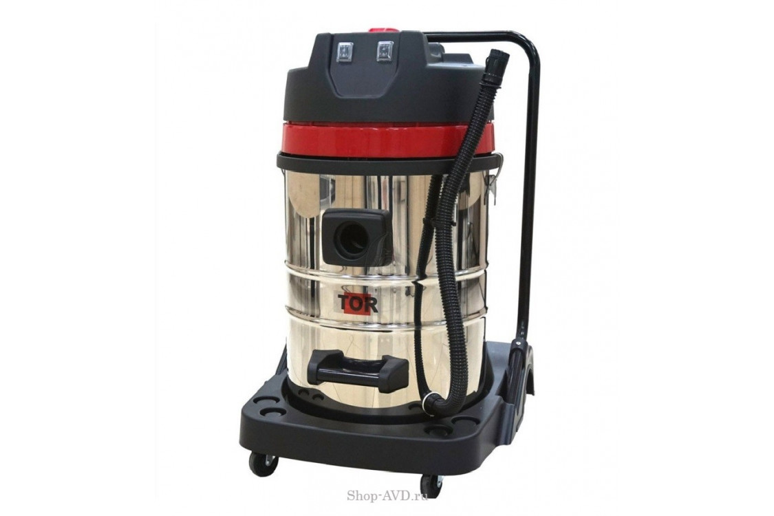 TOR Водопылесос с сливным шлангом WL70-70L2B INOX (2 мотора)