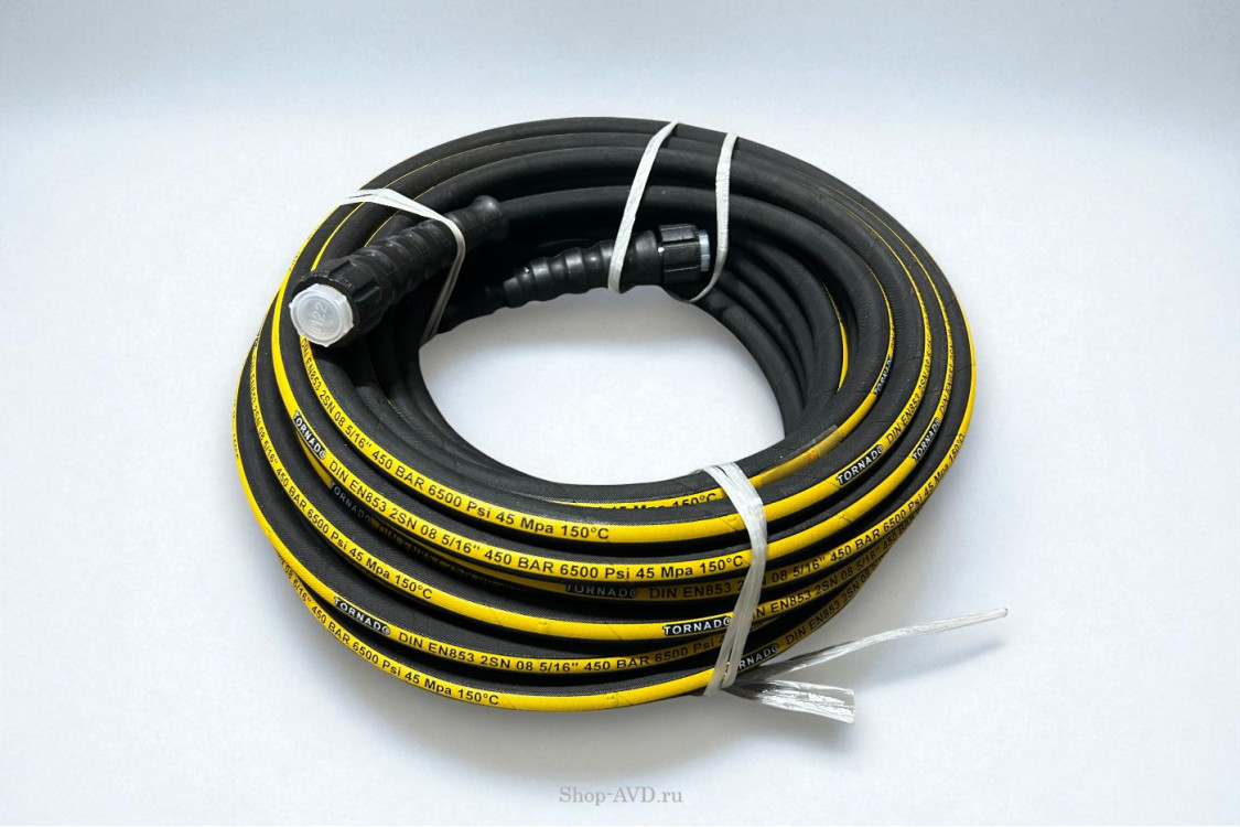 Шланг высокого давления 15 м Tornado, 2sn 08
