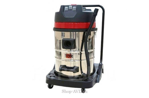 TOR Водопылесос с сливным шлангом WL70-70L3B INOX (3 мотора)