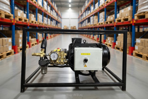 АВД Тритон M 21.25 TS 11 T (на раме, с манометром, фильтром, электрикой и теплозащитой)