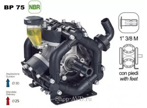 Насос мембранный Comet® серия BP75 1" (67 л/мин; 20 бар); вал ВОМ 1"3/8