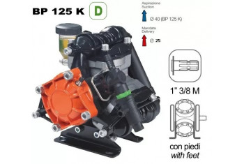 Насос мембранный Comet серия BP125 D 1" (117 л/мин; 20 бар)