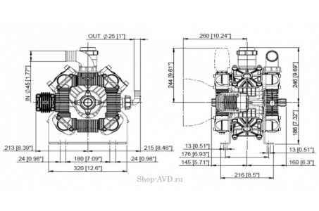 Насос POLY 2200 VD V.ECO