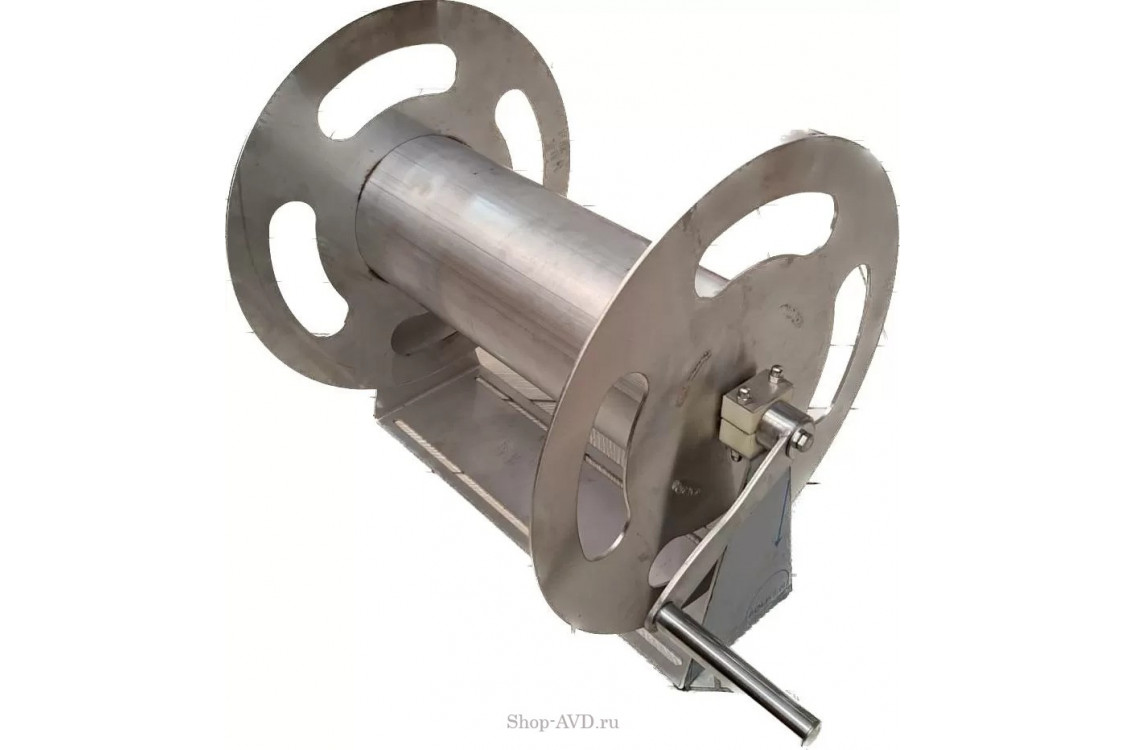 Барабан (под 100м, нерж, настенный, вход 1/4 г., выход 1/4 г.) без поворотного фитинга