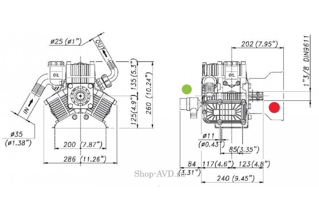 Насос POLY 2073 VS 635000973DS