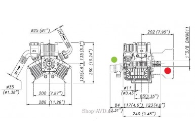 Насос POLY 2073 VS 635000973DS
