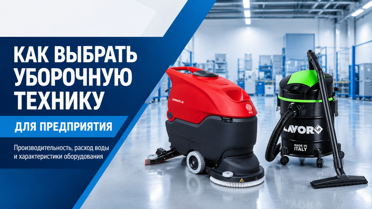 Как выбрать уборочную технику для предприятия: производительность и характеристики оборудования