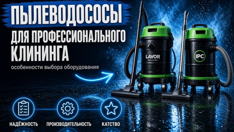 Пылеводосос для профессионального клининга: как выбрать оборудование для сухой и влажной уборки