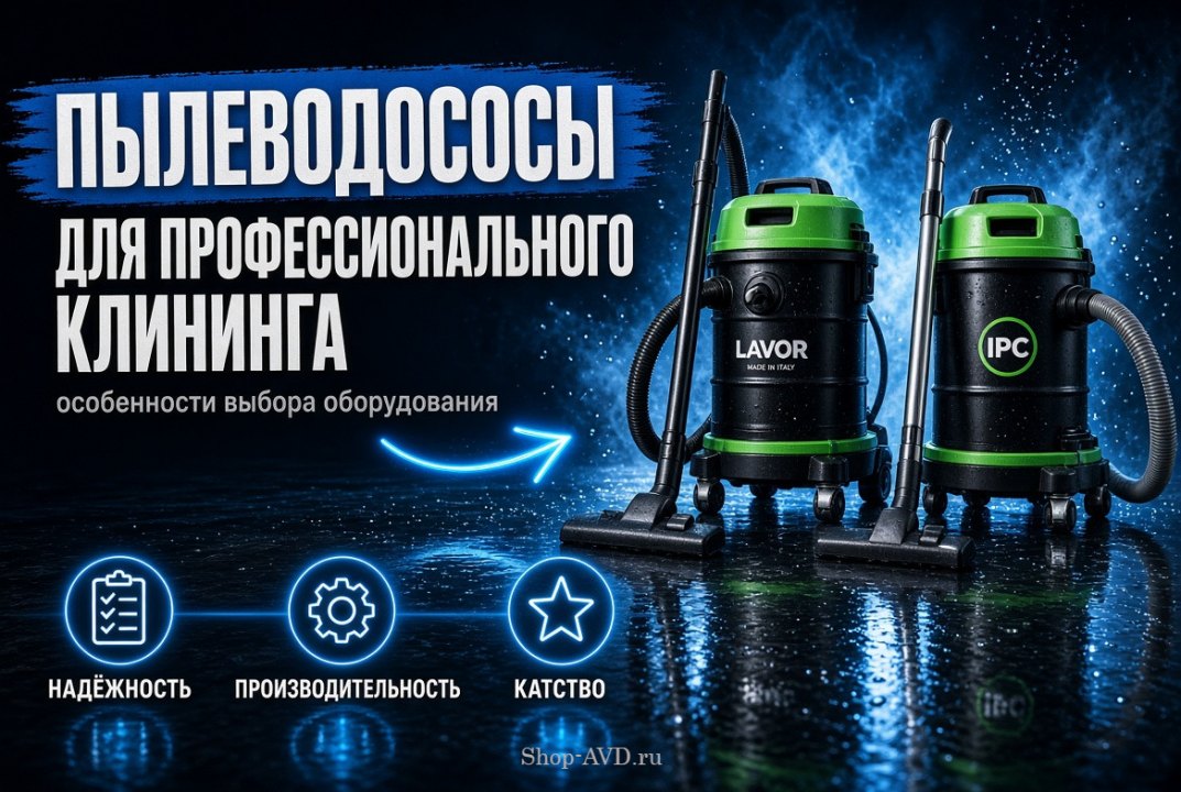 Пылеводосос для профессионального клининга: как выбрать оборудование для сухой и влажной уборки