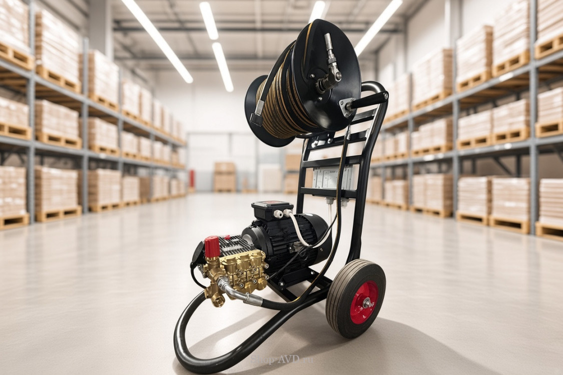 АВД Тритон AR RK 15/20 TS 5.5 Т (на тележке, катушка 30 м. злектрика с теплозащитой)