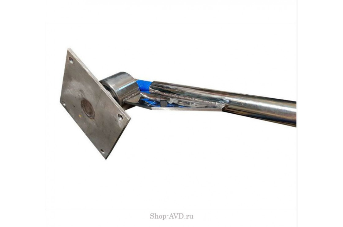 Потолочная поворотная консоль (труба) для автомоек, 1.7 м, нерж. сталь