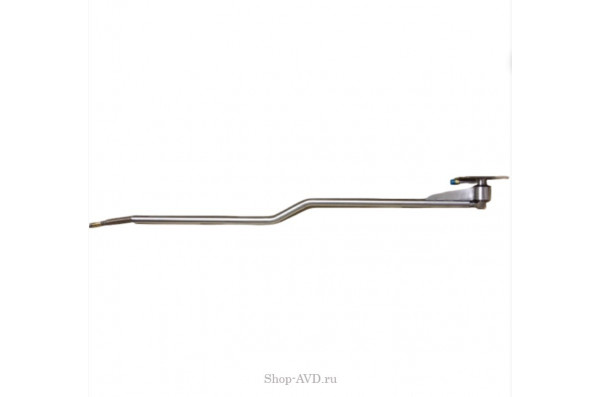 Потолочная поворотная консоль изогнутая (труба) для автомоек, 1.75 м, нерж. сталь