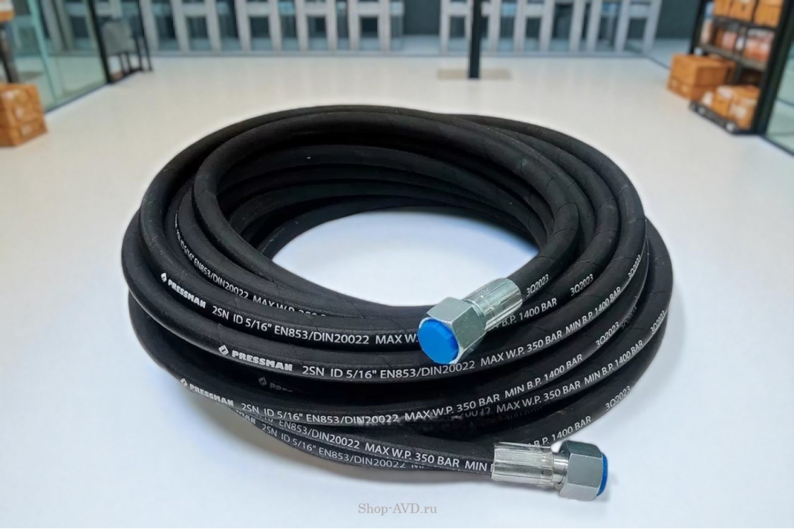 Рукав высокого давления Comet 2SN8; 22х1,5 г. под ключ -22х1,5 г. под ключ ; 20м