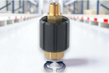 Поворотное соединение 1/4"M-1/4"F 350 бар Viton