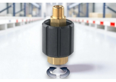 Поворотное соединение 1/4"M-1/4"F 350 бар Viton