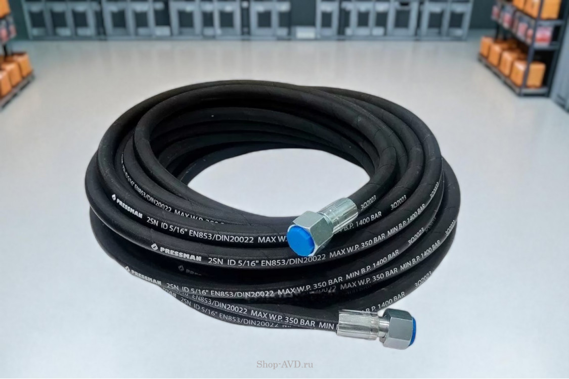 Рукав высокого давления Comet 2SN8; 22х1,5 г. под ключ -22х1,5 г. под ключ ; 12м