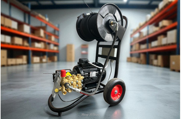 АВД Тритон Т 15/200 BР 5.5  (на тележке, манометр, электрика с теплозащитой)