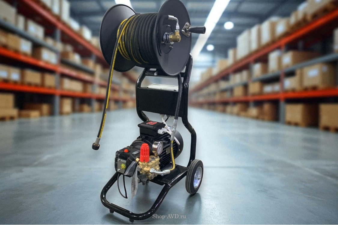 АВД Тритон Т 15/200 TS 5.5 Т (На тележке с барабаном + фильр+ переходник)