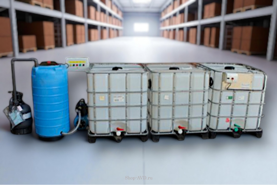 АРОС 3 + ПО-3 (поверхностный отстойник для автомойки)