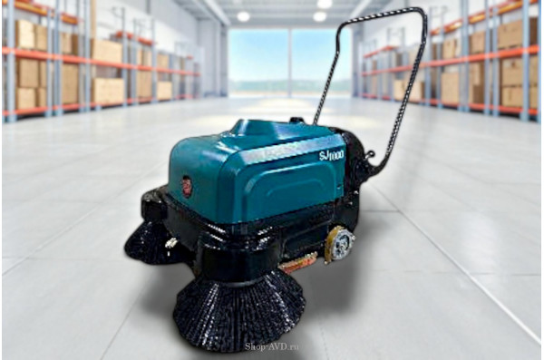 Подметальная машина SJ1000 с функцией увлажнения (аккумуляторная)