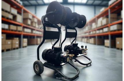 АВД ТРИТОН T 15/250 T 7.5  (манометром, на тележке)