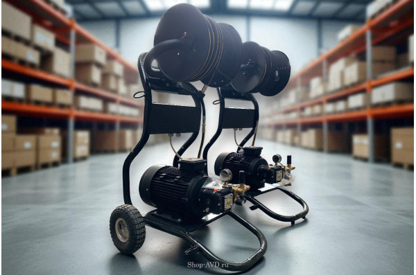 АВД ТРИТОН T 15/250 T 7.5  (манометром, на тележке)