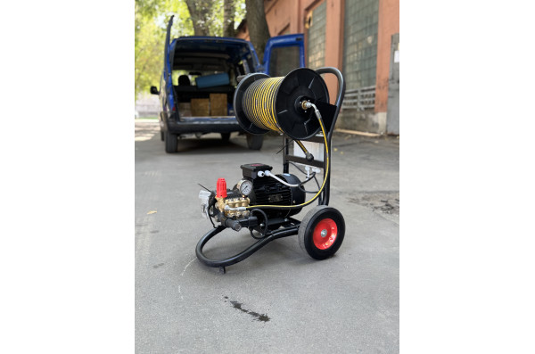 АВД Тритон Т 15/200 TS 5.5 Т (на тележке + электрика с тепловым реле + Выключатель потока + фильтр)