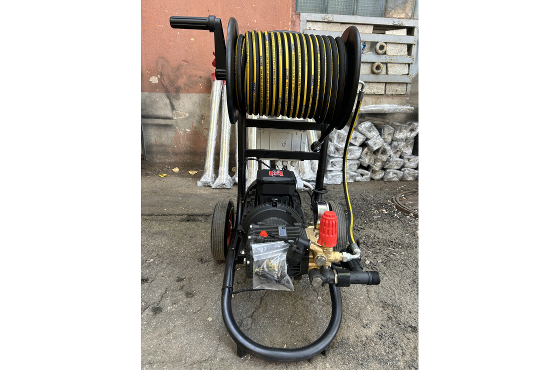 АВД Тритон Т 15/200 TS 5.5 Т (на тележке + электрика с тепловым реле + Выключатель потока + фильтр)