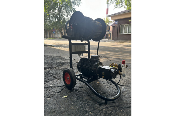 АВД Тритон Н 15/200 TS 5.5 N (на тележке с барабаном 30м на двигателе Николини)