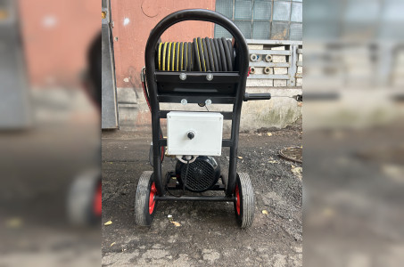 АВД Тритон Н 15/200 TS 5.5 N (на тележке с барабаном 30м на двигателе Николини)