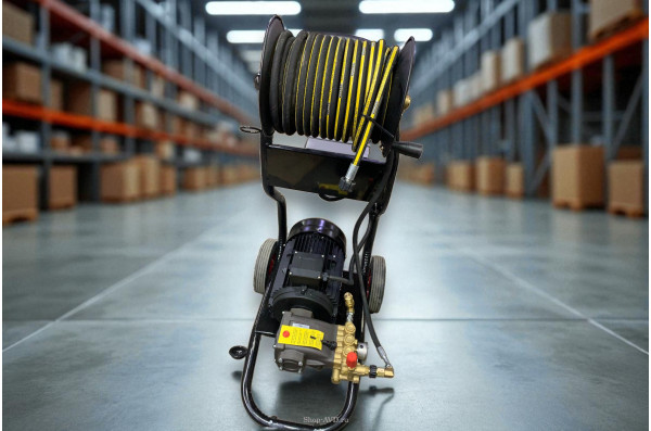 АВД Тритон M 21/250 BP 9.0 на тележке, катушка 30 м, аварийный клапан, манометр, фильтр)