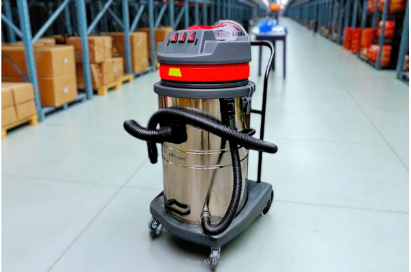 Пылесос BF580-3 для влажной и сухой уборки 3-х турбинный