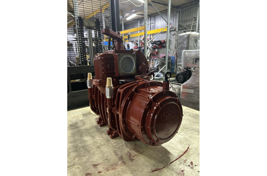 Насос вакуумный JUROP PNR 124 D ATEX. (левое вращение, ручной клапан)