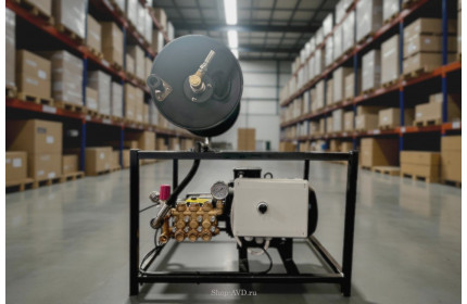 АВД ТРИТОН H 15/200 TS 5.5 T  (Барабан для шланга, электрика с теплозащитой, манометр)