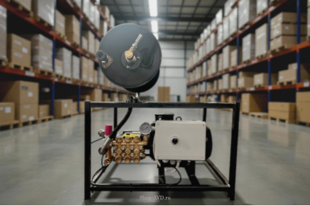 АВД ТРИТОН H 15/200 TS 5.5 T  (Барабан для шланга, электрика с теплозащитой, манометр)