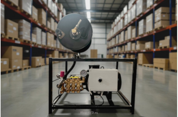 АВД ТРИТОН H 15/200 TS 5.5 T  (Барабан для шланга, электрика с теплозащитой, манометр)