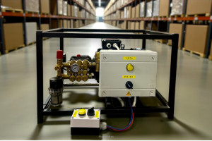 АВД ТРИТОН C ZW 15/207 TS 5.5 T (на раме, аварийный регулятор давления SVL28, манометр, тепловое реле)