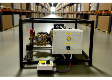 АВД ТРИТОН C ZW 15/207 TS 5.5 T (на раме, аварийный регулятор давления SVL28, манометр, тепловое реле)