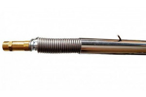 Консоль поворотная изогнутая н/ж 1800мм 22x1,5ш-ш