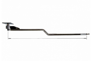 Консоль поворотная изогнутая н/ж 1450мм