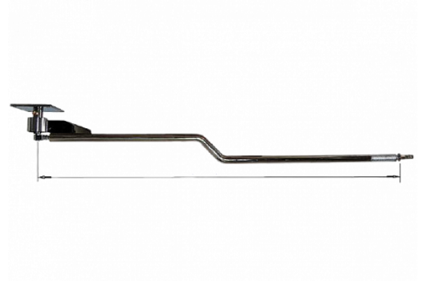 Консоль поворотная изогнутая н/ж 2200 мм