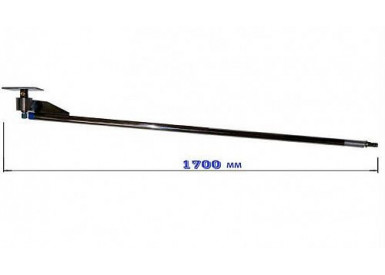 Консоль поворотная с наклоном (10гр) н/ж 2000мм