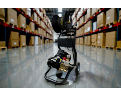 АВД ТРИТОН H 15/200 TS 5.5 N (на тележке, манометр, катушка, электрика с теплозащитой)