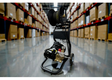 АВД ТРИТОН H 15/200 TS 5.5 N (на тележке, манометр, катушка, электрика с теплозащитой)