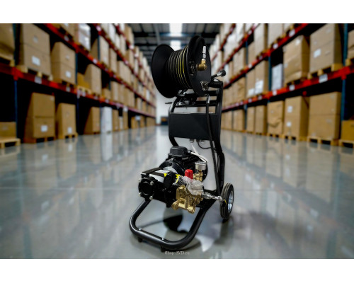 АВД ТРИТОН H 15/200 TS 5.5 N (на тележке, манометр, катушка, электрика с теплозащитой)