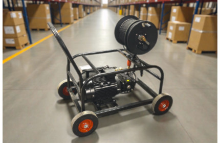 АВД Тритон T 30/300 T 12.5 ( тележка 4 колеса, барабан, манометр, электрика с теплозащитой)